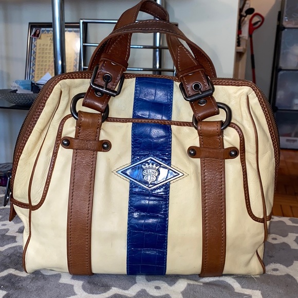 Authentic RareEdition Vintage Celine GM MODEL croc stripe bag limited edition 💋 - Picture 14 of 14